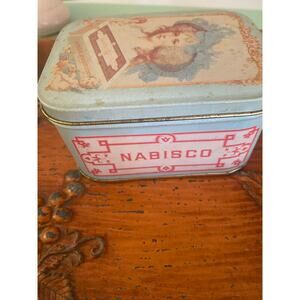 Vintage Nabisco Tin Small Blue